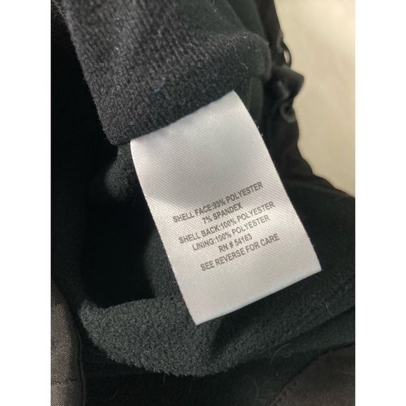 Calvin Klein Women’s Black Softshell Jacket M Water Resistant Windproof Hooded - Picture 2 of 14